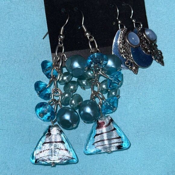 Earrings Six Pair Lot - Picture 4 of 4